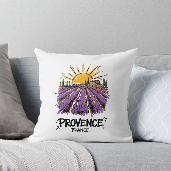 Item preview, Provence Lavender Fields France Art Print designed and sold by Merch by Das Design Studio.