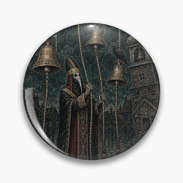 Item preview, The Bell Ringer - Gothic Plague Doctor Art  designed and sold by Odinsshop.
