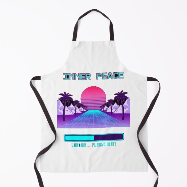 Item preview, Inner Peace Vaporwave Retro Sunset Loading Screen designed and sold by KMKreatives.