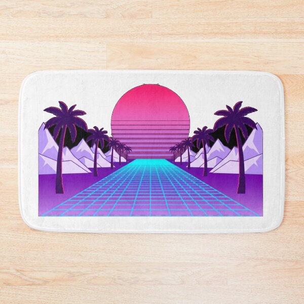 Item preview, Inner Peace Vaporwave Retro Sunset Loading Screen designed and sold by KMKreatives.