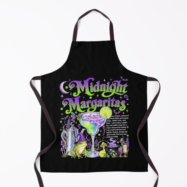Item preview, Vintage Midnight Margaritas Witch Halloween Magical Cocktail designed and sold by MatherFisher.
