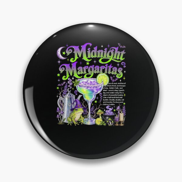 Item preview, Vintage Midnight Margaritas Witch Halloween Magical Cocktail designed and sold by Juansustait.