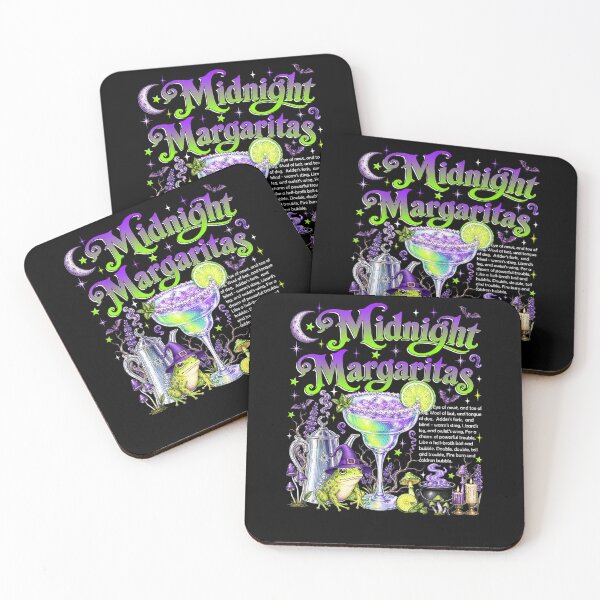 Item preview, Vintage Midnight Margaritas Witch Halloween Magical Cocktail designed and sold by Juansustait.