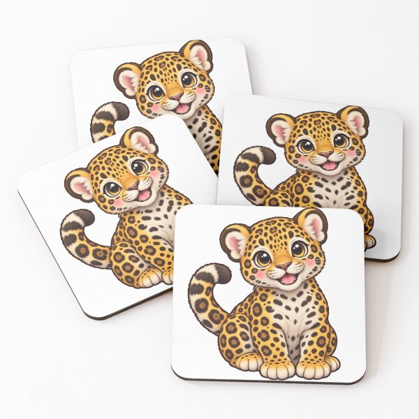 Item preview, Kawaii Jungle Jaguar Cub designed and sold by Krys-Designs.