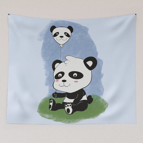 Item preview, PANDA HOLDING A BALLOON  designed and sold by DroidMonkey.