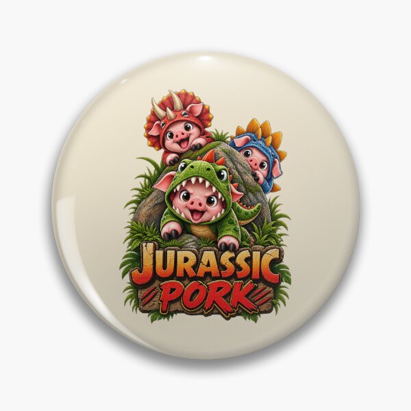 Item preview, Dinosaur Piglet Adventure | Funny Dino Pig Pun Graphic designed and sold by PopCulturePixel.