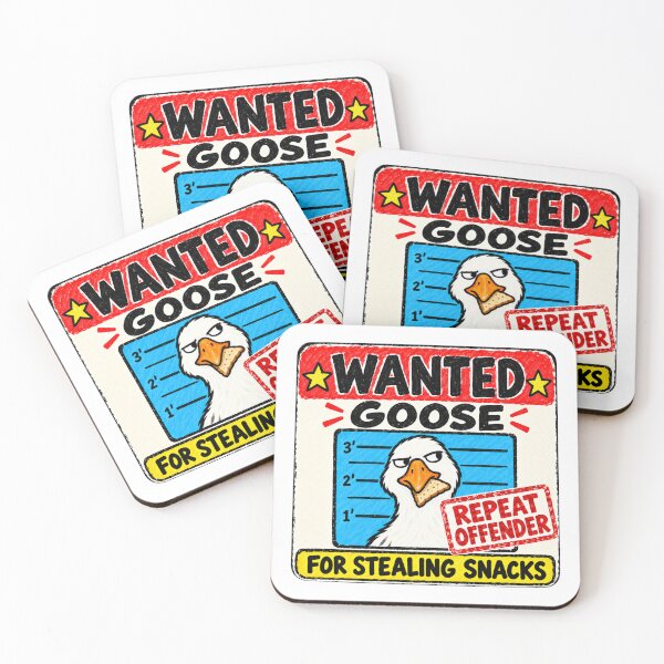 Item preview, Wanted Silly Goose. For Stealing Snacks. designed and sold by CoCoArt-Ua.