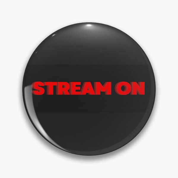 Item preview, Stream On – Red Text for Live Streamers designed and sold by bayan-mssa.