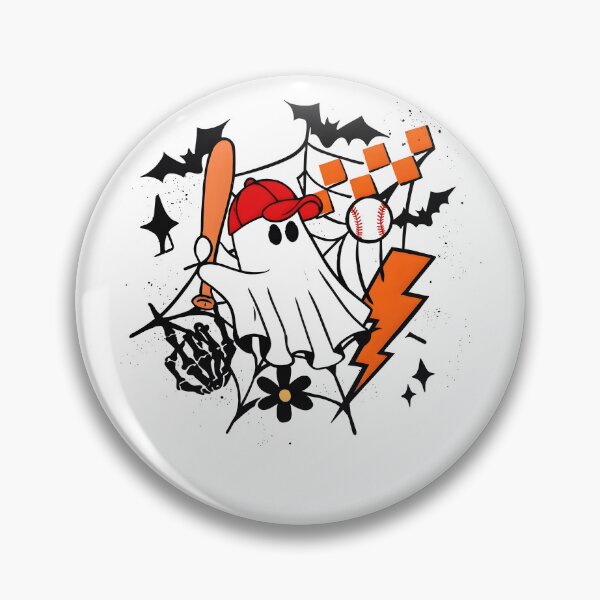 Item preview, Halloween Baseball Ghost Shirt designed and sold by KiblyTees.