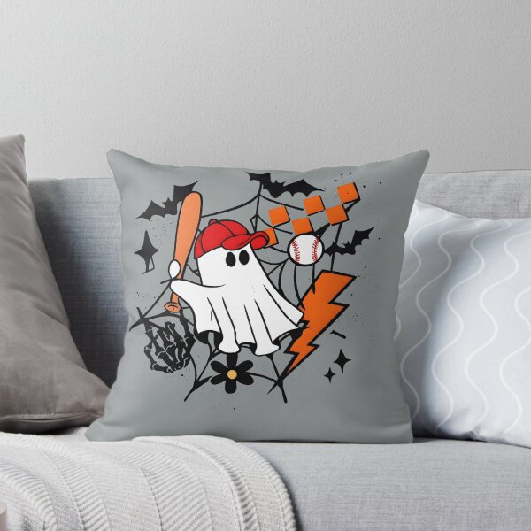 Item preview, Halloween Baseball Ghost Shirt designed and sold by KiblyTees.