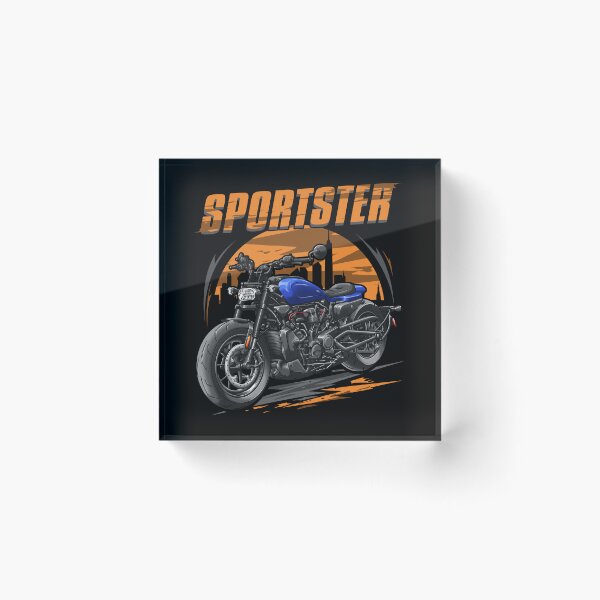 Item preview, Motorcycle Sporster S 2026 Aurora Blue Denim for Motorcycle Riders designed and sold by MotoApparelHub.
