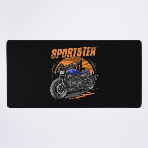 Item preview, Motorcycle Sporster S 2026 Aurora Blue Denim for Motorcycle Riders designed and sold by MotoApparelHub.