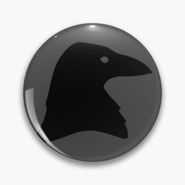 Artikelvorschau, Krähenkopf entworfen und verkauft von RadDadArt.