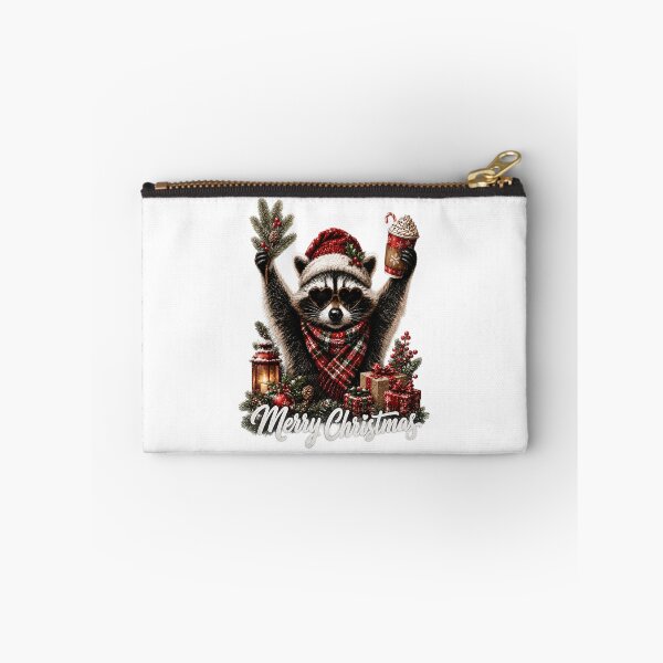 Item preview, Cute Christmas Raccoon With Hot Cocoa designed and sold by DYAFLK.