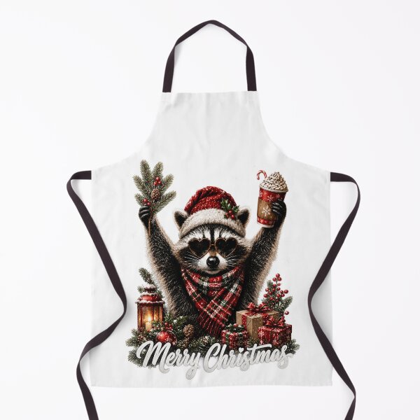 Item preview, Cute Christmas Raccoon With Hot Cocoa designed and sold by DYAFLK.