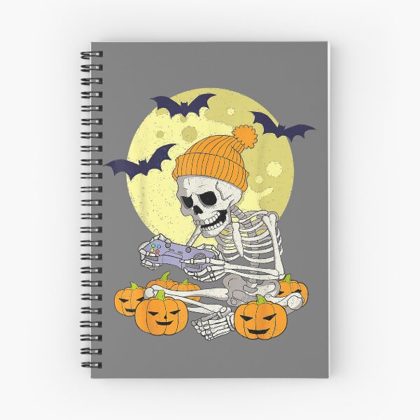 Item preview, Gamer Skeleton Halloween Shirt designed and sold by starmuffsre.