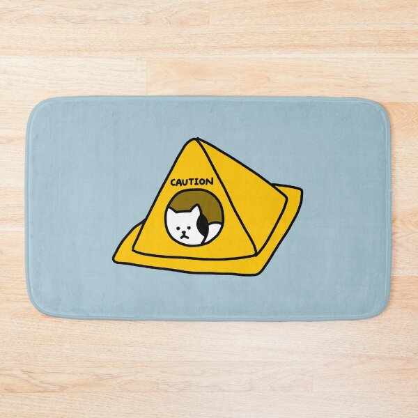 Item preview, a Cat inside caution pyramid designed and sold by superbaechoo.