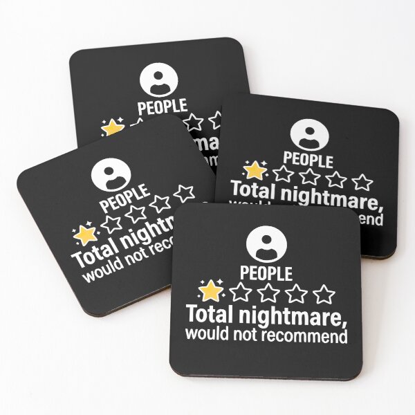 Item preview, People, One Star, Total Nightmare, Would Not Recommend  designed and sold by Colorfulman.