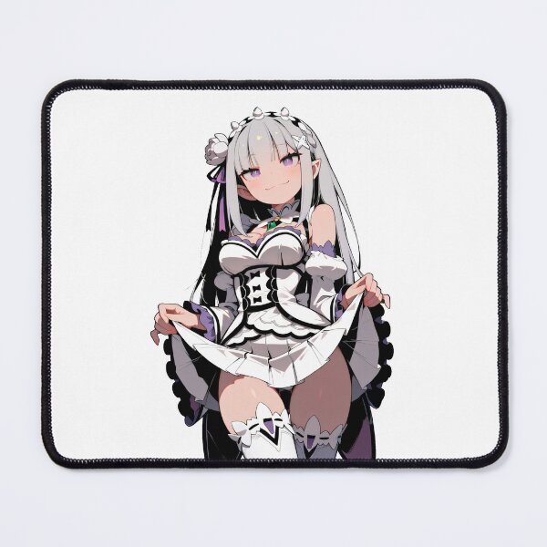 Item preview, Chibi Emilia Twirling Fantasy Maid Anime Sticker designed and sold by RGB-crayon.