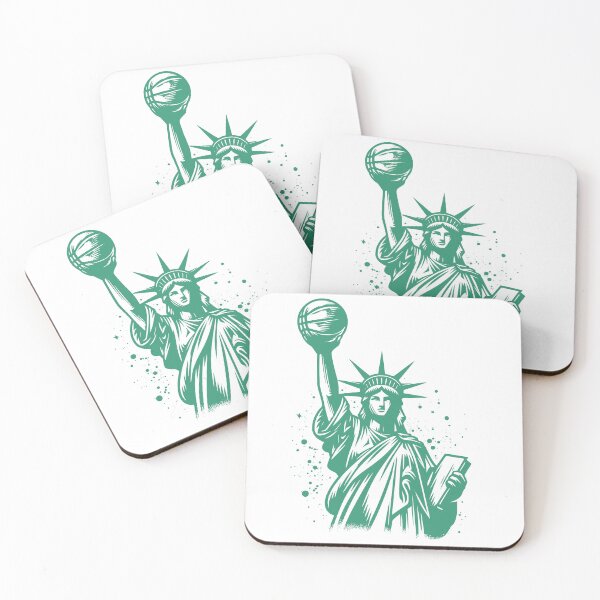 Item preview, Lady liberty holding up a basketball t-shirts and stickers designed and sold by Knowvhere.