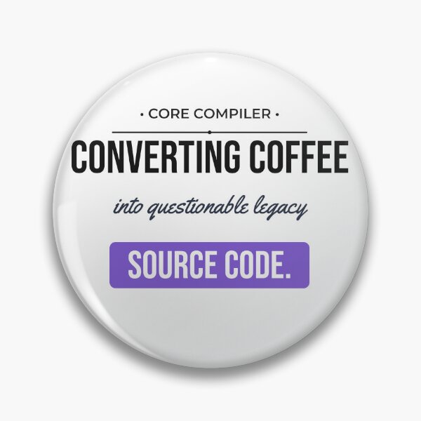 Item preview, Converting Coffee Into Source Code Developer Typography designed and sold by Life&Art.
