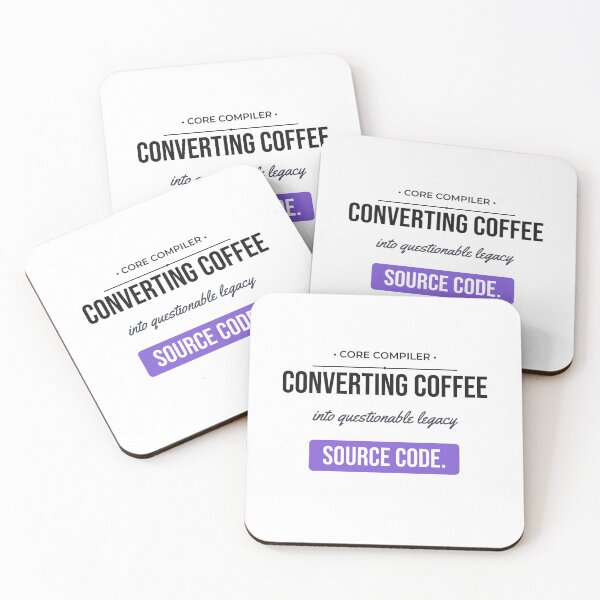Item preview, Converting Coffee Into Source Code Developer Typography designed and sold by Life&Art.