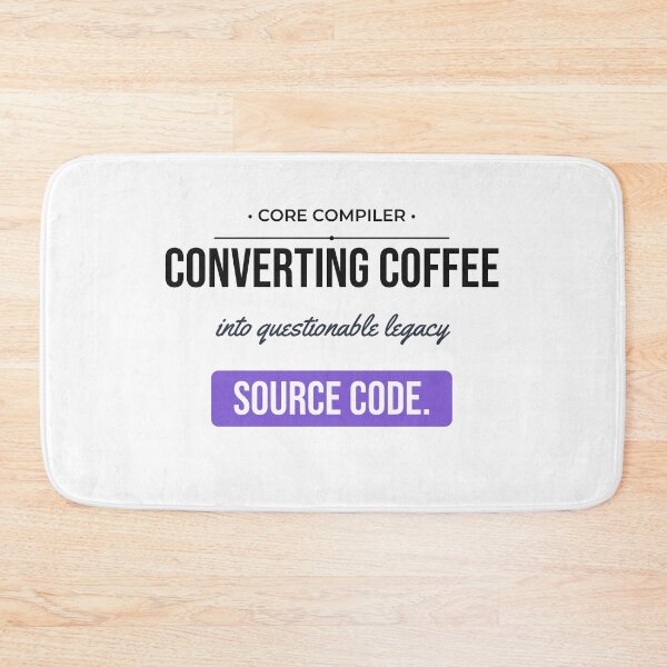 Item preview, Converting Coffee Into Source Code Developer Typography designed and sold by Life&Art.