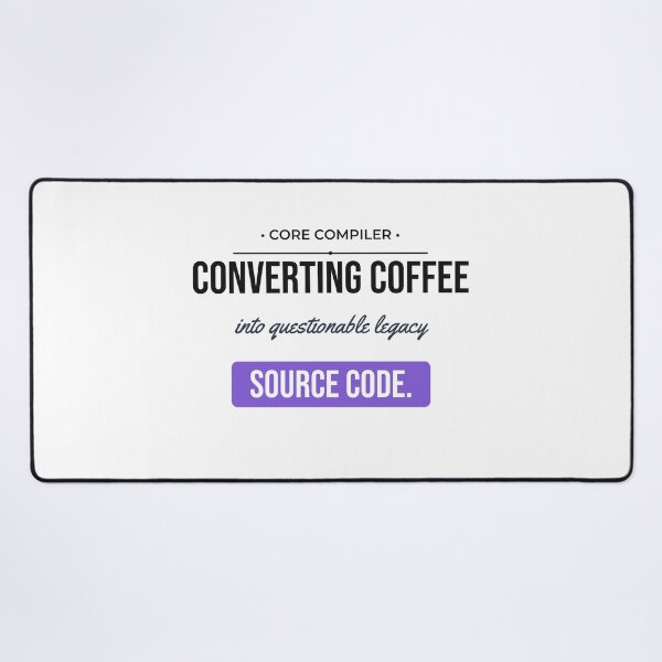 Item preview, Converting Coffee Into Source Code Developer Typography designed and sold by Life&Art.