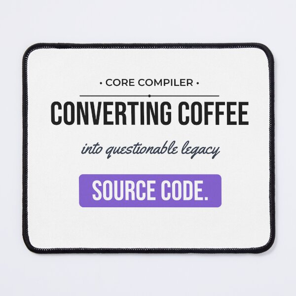 Item preview, Converting Coffee Into Source Code Developer Typography designed and sold by Life&Art.