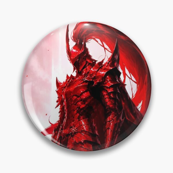 Item preview, Crimson Shadow Knight – Red Armored Warrior Dark Fantasy Aesthetic designed and sold by Dyan4.