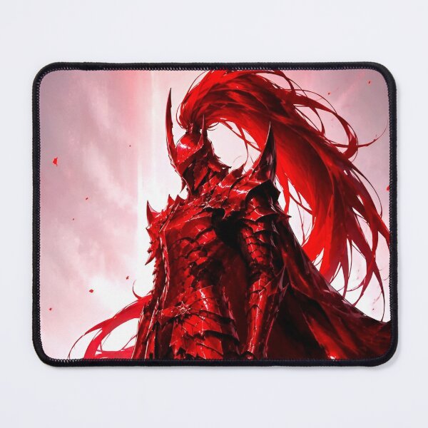 Item preview, Crimson Shadow Knight – Red Armored Warrior Dark Fantasy Aesthetic designed and sold by Dyan4.