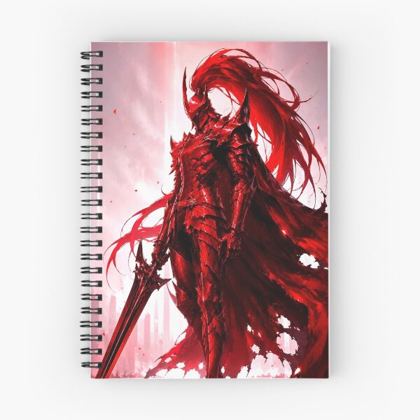 Item preview, Crimson Shadow Knight – Red Armored Warrior Dark Fantasy Aesthetic designed and sold by Dyan4.