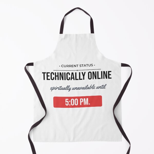 Item preview, Technically Online Spiritually Unavailable Funny Remote Work Office Humor designed and sold by Life&Art.