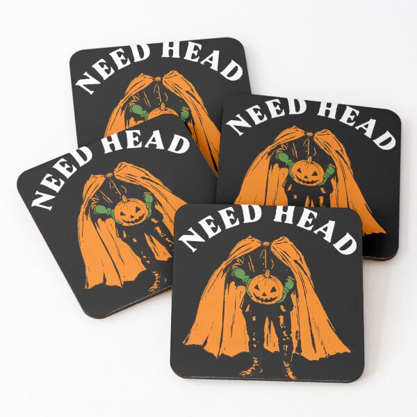 Item preview, Need Head Funny Headless Horseman Pun designed and sold by ZEtexaxe.