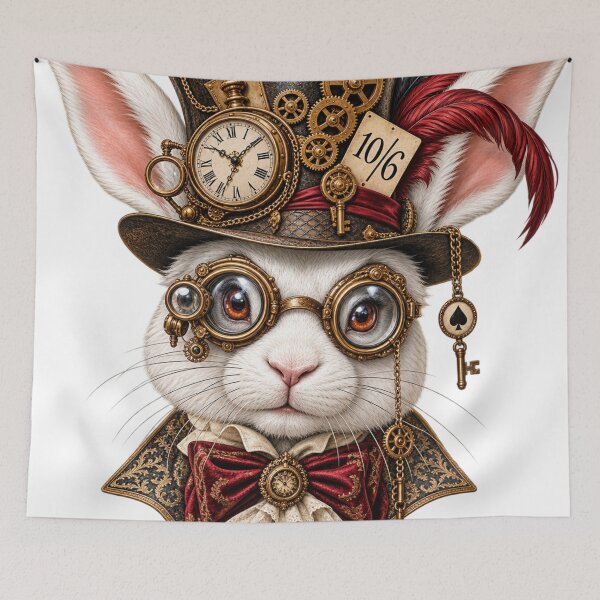 Item preview, Steampunk Rabbit designed and sold by FloramoonArt.