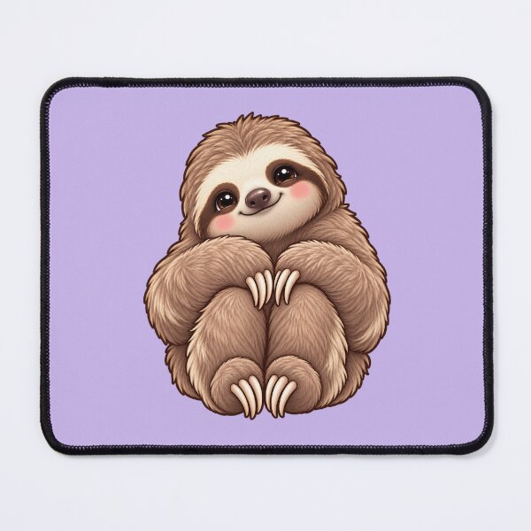 Item preview, Kawaii Jungle Three-Toed Sloth designed and sold by Krys-Designs.