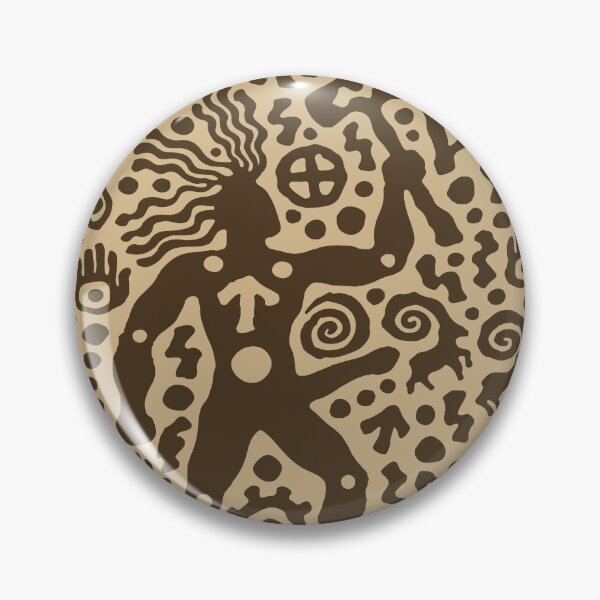 Item preview, Wild Warrior Spirit Petroglyph Art designed and sold by RamyGallery.