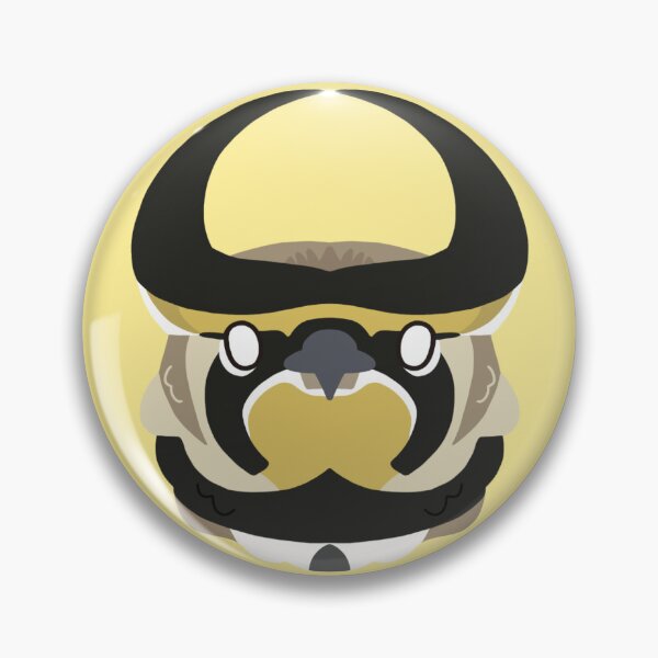 Item preview, CBS Sticker - Male Horned Lark designed and sold by ClumsyPillbug.