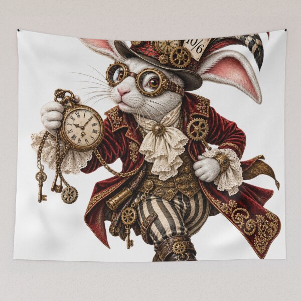 Item preview, White Rabbit Steampunk  designed and sold by FloramoonArt.