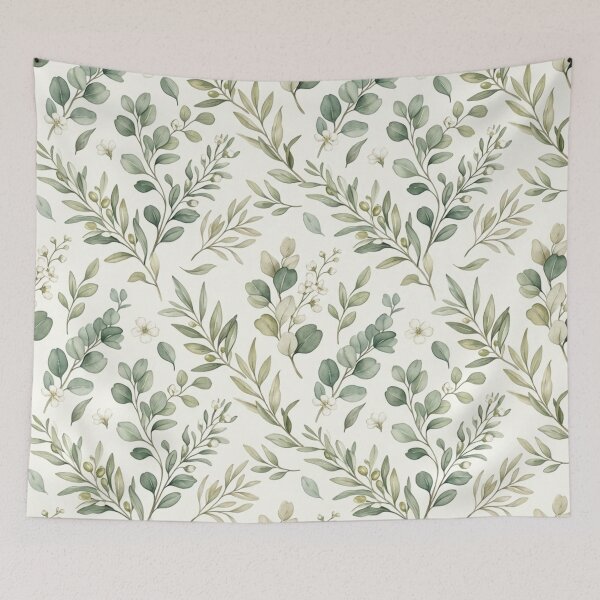 Item preview, Eucalyptus Olive Botanical Pattern designed and sold by ShivCraftStudio.