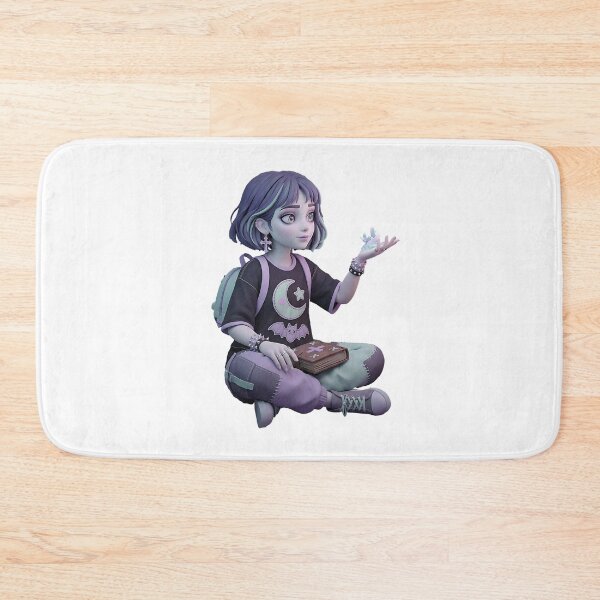 Item preview, Pastel Goth Witch with Grimoire designed and sold by litleelseart.