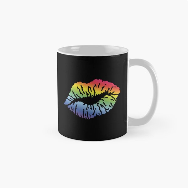 Item preview, Kissing Lips / Kiss / Love / Queer (Rainbow) designed and sold by MrFaulbaum.
