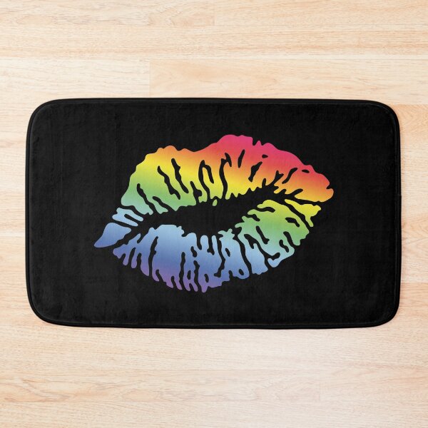 Item preview, Kissing Lips / Kiss / Love / Queer (Rainbow) designed and sold by MrFaulbaum.