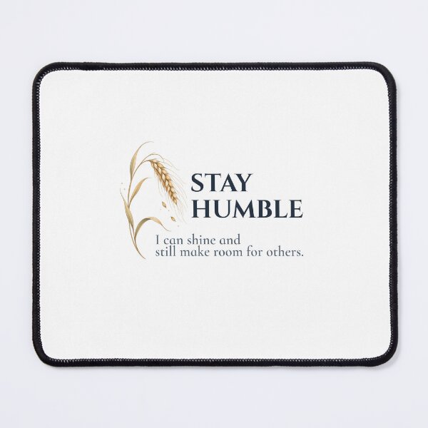 Item preview, Stay Humble Wheat Minimal Affirmation Art designed and sold by Safe Soul DeLife.
