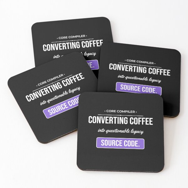 Item preview, Converting Coffee Into Source Code Developer Typography designed and sold by Life&Art.