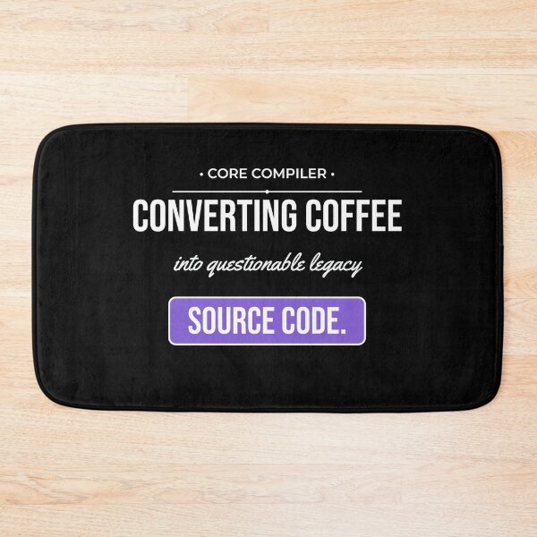 Item preview, Converting Coffee Into Source Code Developer Typography designed and sold by Life&Art.