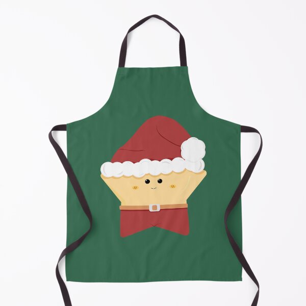 Item preview, Cute smiling star character wearing red Santa hat on Christmas festival designed and sold by FTYCuteDesign.