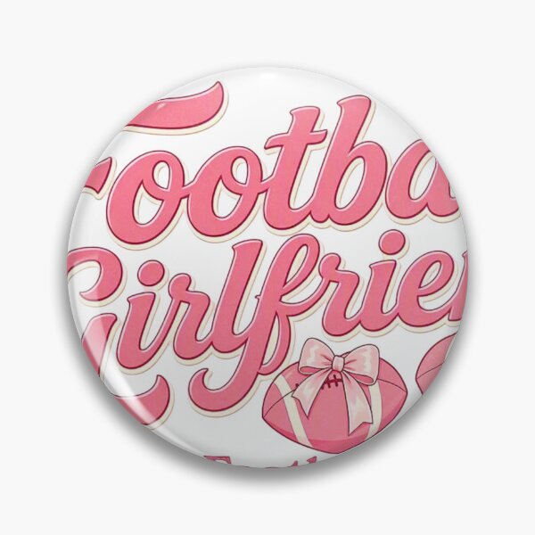 Item preview,  FOOTBALL GIRLFRIEND PINK BOW HEART  designed and sold by EasyTake.