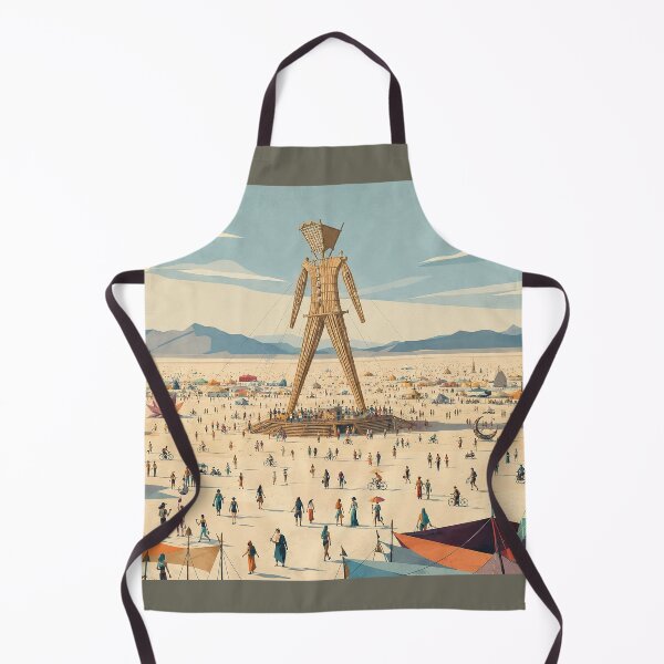 Item preview, Burning Man Inspired Desert Arts Festival with Giant Effigy designed and sold by MoonSkyArt.