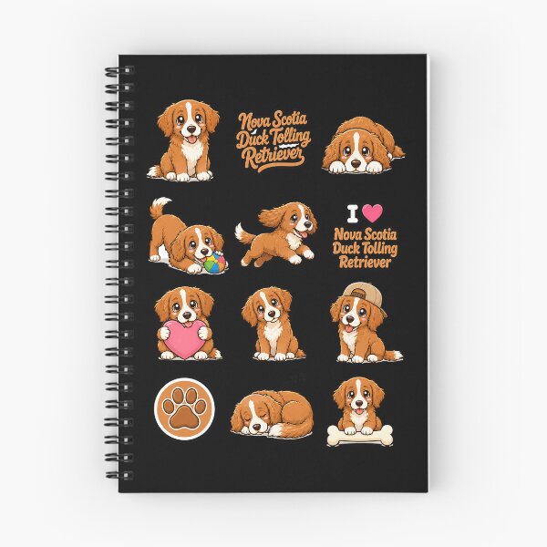 Item preview, Cute Nova Scotia Duck Tolling-Retriever stickers and apparel design designed and sold by rafaeltto.